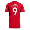 Anthony Martial #9 Manchester United Hjemmebanetrøje 2023-2024 rød Kort ærmer