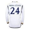 Arda Guler #24 Real Madrid Hjemmebanetrøje 2023-24 hvid Lange ærmer
