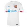 Barcelona Udebanetrøje 2023-2024 hvid Kort ærmer