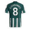 Bruno Fernandes #8 Manchester United Udebanetrøje 2023-2024 grøn Kort ærmer