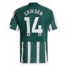 Christian Eriksen #14 Manchester United Udebanetrøje 2023-2024 grøn Kort ærmer