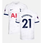 Dejan Kulusevski #21 Tottenham Hotspur Hjemmebanetrøje 2023-2024 hvid Kort ærmer