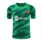 Fodboldtrøjer til mænd Barcelona Målmand Tredje trøje 2023-2024 grøn Kort ærmer