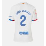 Joao Cancelo #2 Barcelona Udebanetrøje 2023-2024 hvid Kort ærmer