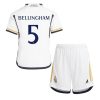 Jude Bellingham #5 Real Madrid Hjemmebanesæt Børn 2023-24 Kort ærmer + korte bukser