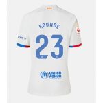 Jules Kounde #23 Barcelona Udebanetrøje 2023-2024 hvid Kort ærmer