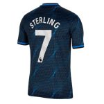 Raheem Sterling #7 Chelsea Udebanetrøje 2023-2024 Kort ærmer til mænd