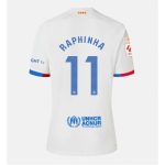 Raphinha Belloli #11 Barcelona Udebanetrøje 2023-2024 hvid Kort ærmer