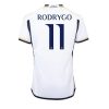 Rodrygo Goes #11 Real Madrid Hjemmebanetrøje 2023-2024 hvid Kort ærmer