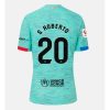 Sergi Roberto #20 Barcelona Tredje trøje 2023-2024 grøn Kort ærmer