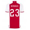 Steven Berghuis #23 Ajax Hjemmebanetrøje 2023-2024 Kort ærmer