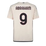 Tammy Abraham #9 AS Roma Udebanetrøje 2023-2024 hvid Kort ærmer