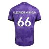 Alexander-Arnold #66 Liverpool Tredje trøje 2023-2024 lilla Kort ærmer