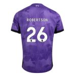 Andrew Robertson #26 Liverpool Tredje trøje 2023-2024 lilla Kort ærmer