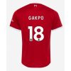 Cody Gakpo #18 Liverpool Hjemmebanetrøje 2023-2024 rød Kort ærmer