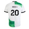 Diogo Jota #20 Liverpool Udebanetrøje 2023-2024 Kort ærmer
