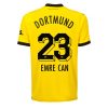 Emre Can #23 Borussia Dortmund Hjemmebanetrøje 2023-2024 gul Kort ærmer