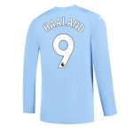 Erling Haaland #9 Manchester City Hjemmebanetrøje 2023-2024 Lange ærmer