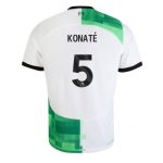 Ibrahima Konate #5 Liverpool Udebanetrøje 2023-2024 Kort ærmer
