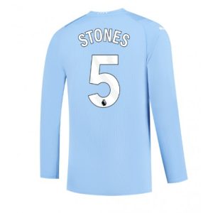 John Stones #5 Manchester City Hjemmebanetrøje 2023-2024 Lange ærmer