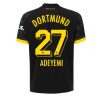 Karim Adeyemi #27 Borussia Dortmund Udebanetrøje 2023-2024 Kort ærmer
