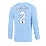 Kyle Walker #2 Manchester City Hjemmebanetrøje 2023-2024 Lange ærmer