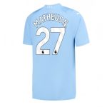 Matheus Nunes #27 Manchester City Hjemmebanetrøje 2023-2024 Kort ærmer