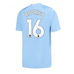 Rodri Hernandez #16 Manchester City Hjemmebanetrøje 2023-2024 Kort ærmer