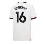 Rodri Hernandez #16 Manchester City Udebanetrøje 2023-2024 hvid Kort ærmer