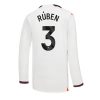 Ruben Dias #3 Herre Manchester City Udebanetrøje 2023-2024 Lange ærmer