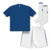 Fodboldtrøjer Danmark Everton Hjemmebanesæt Børn 2023-2024 blå Kort ærmer + hvid korte bukser-1