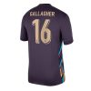 Billige England Conor Gallagher #16 Udebanetrøje EM 2024 Kort ærmer