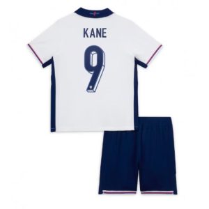 Billige England Harry Kane #9 Hjemmebanesæt Børn EM 2024 Kort ærmer (+ korte bukser)