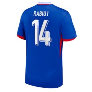 Billige Frankrig Adrien Rabiot #14 Hjemmebanetrøje EM 2024 Kort ærmer