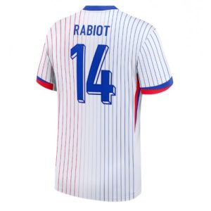 Billige Frankrig Adrien Rabiot #14 Udebanetrøje EM 2024 Kort ærmer