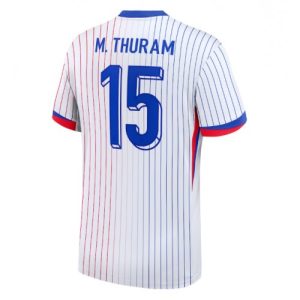 Billige Frankrig Marcus Thuram #15 Udebanetrøje EM 2024 Kort ærmer