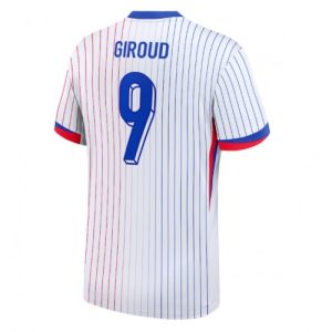 Billige Frankrig Olivier Giroud #9 Udebanetrøje EM 2024 Kort ærmer