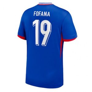 Billige Frankrig Youssouf Fofana #19 Hjemmebanetrøje EM 2024 Kort ærmer