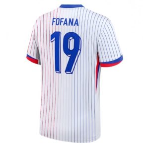 Billige Frankrig Youssouf Fofana #19 Udebanetrøje EM 2024 Kort ærmer