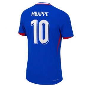 Købe Billige Frankrig Kylian Mbappe #10 Hjemmebanetrøje EM 2024 Kort ærmer